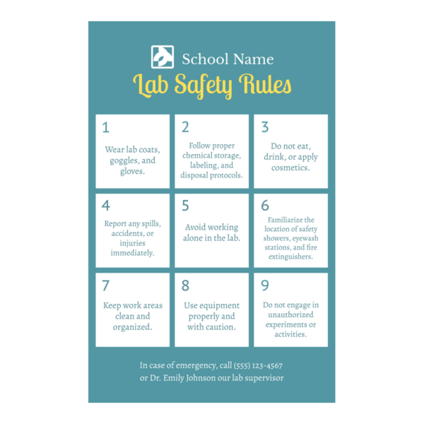 Lab Safety Documentation Templates
