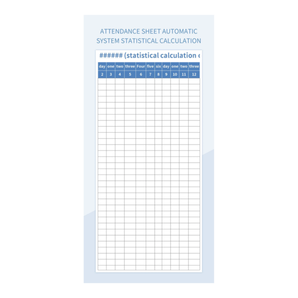Statistical Calculation Spreadsheet